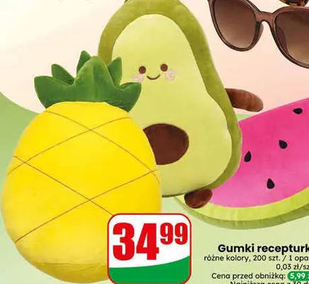 Poduszka kształtka owoce 3D promocja w Dino