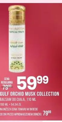 Balsam do ciała Gulf Orchid Musk Collection promocja w Drogerie Natura