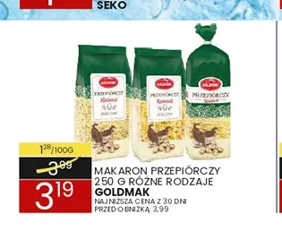 Makaron przepiórczy Goldmak promocja w Wafelek