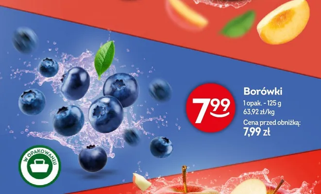 Borówki promocja w Żabka