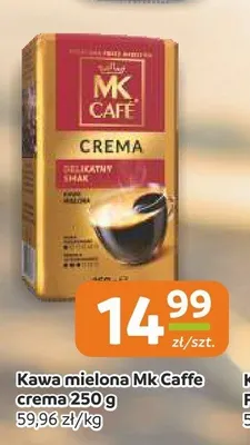 Kawa mielona Mk Cafe crema promocja w Społem Częstochowa