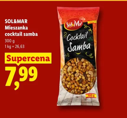 Mieszanka cocktail samba Sol & Mar promocja w Lidl