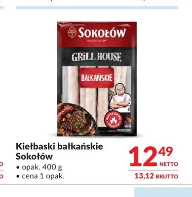 Kiełbaski bałkańskie Sokołów promocja w Makro