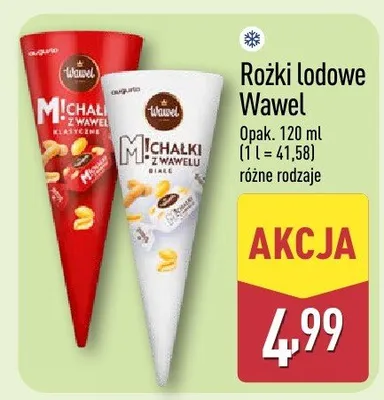 Rożki lodowe promocja w Aldi