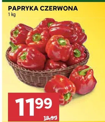 Papryka czerwona promocja w Stokrotka