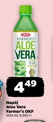Napój Aloe Vera Farmer's OKF promocja w Netto