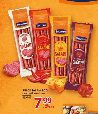 Snack Salami wieprzowe Tarczyński promocja w Selgros