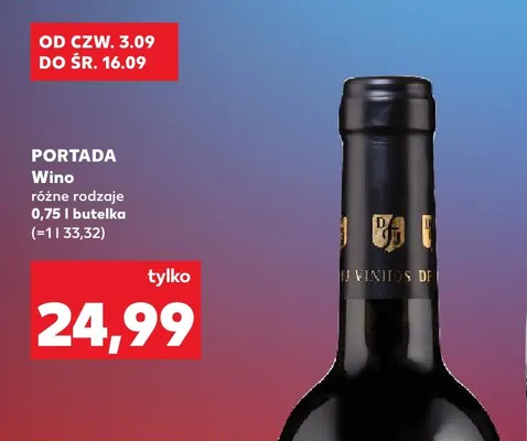 Wino Portada promocja w Kaufland