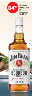Whisky Jim Beam White Label promocja w Żabka