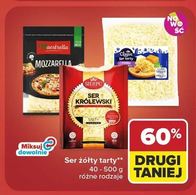 Ser Mozzarella tarty Maestrella promocja w Carrefour