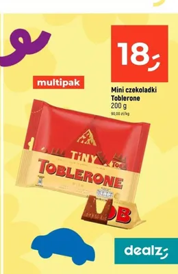 Mini czekoladki Toblerone wielopak promocja w Dealz