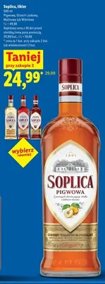 Likier Soplica malinowa promocja w Lidl