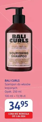 Szampon do włosów kręconych Bali Curls Nourishing Shampoo promocja w Drogerie DM