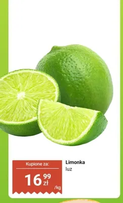 Limonka luz promocja w Dino