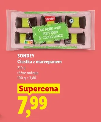 Ciastka z marcepanem promocja w Lidl