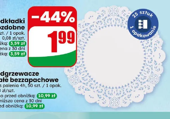 Podkładki tortowe ozdobne promocja w Dino