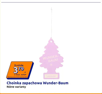 Choinka zapachowa Wunder-Baum promocja w Action