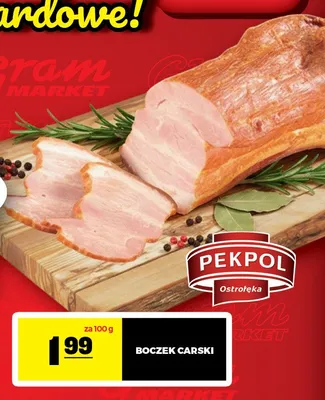Boczek carski Pekpol promocja w Gram Market