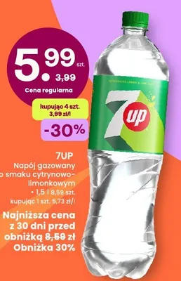 Napój gazowany cytryna-limonka promocja w Frisco