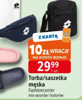 Torba męska promocja w Leclerc