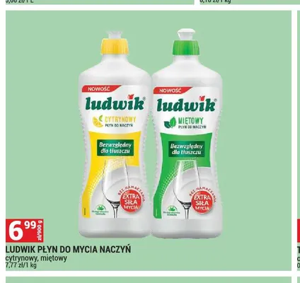 Płyn do mycia naczyń Ludwik cytrynowy promocja w Merkury Market