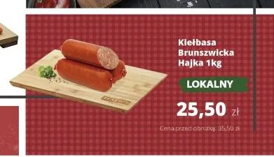 Kiełbasa Brunszwicka Hajka promocja w Torimpex Toruńska Sieć Sklepów Spożywczych