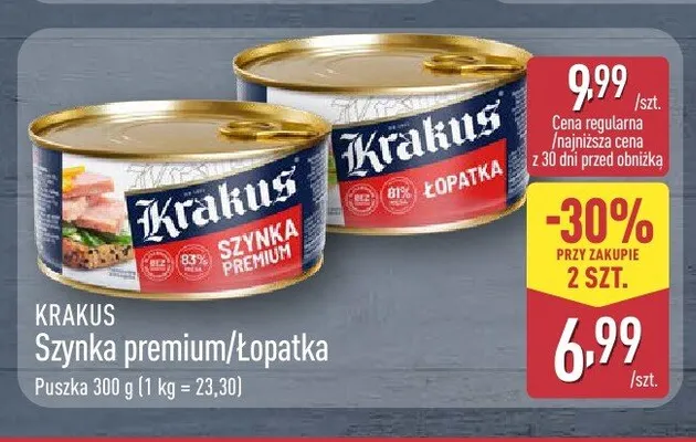 Łopatka Krakus promocja w Aldi