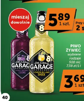Piwo Garage Hardcore Lemon & Lime Shock promocja w Euro Sklep
