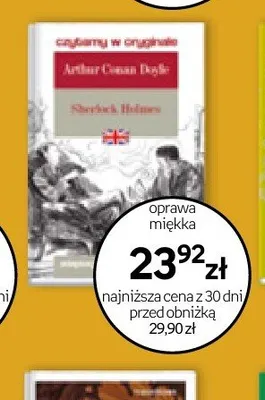Książka Czytamy w oryginale Arthur Conan Doyle Sherlock Holmes oprawa miękka promocja w Empik