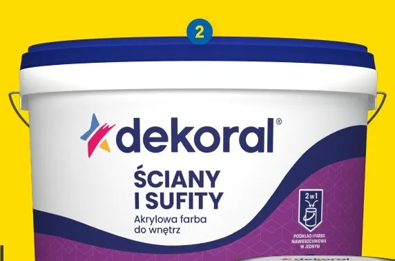 Farba biała Dekoral Ściany i Sufity promocja w Castorama