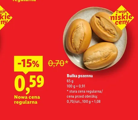 Bułka pszenna promocja w Lidl