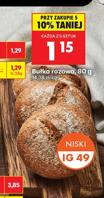 Bułka razowa promocja w Biedronka