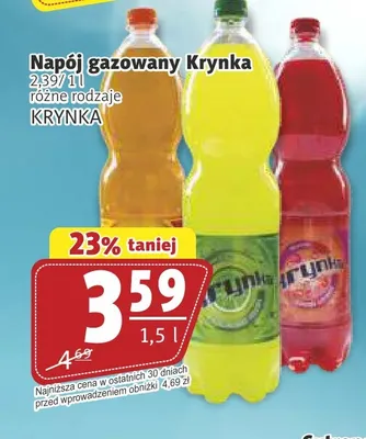 Napój gazowany Krynka promocja w Prim Market