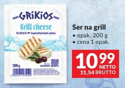 Ser na grill GriKios Grill Cheese Classic promocja w Makro