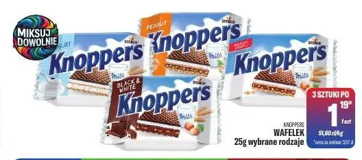 Wafelek Knoppers Peanut promocja w Tomi Markt