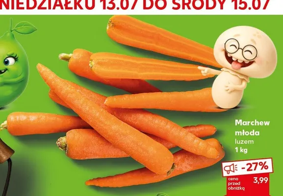Marchew młoda promocja w Kaufland