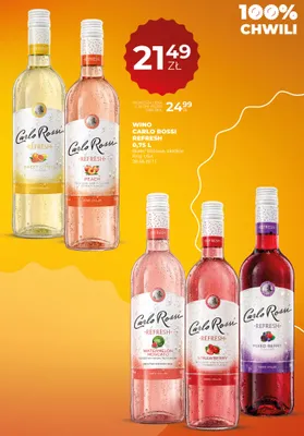 Wino Carlo Rossi Refresh Sweet Citrus promocja w Duży Ben