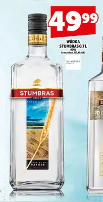 Wódka Stumbras 40% promocja w TOPAZ