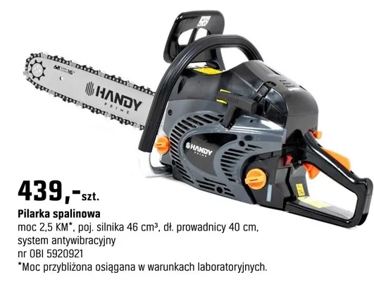 Pilarka spalinowa promocja w OBI