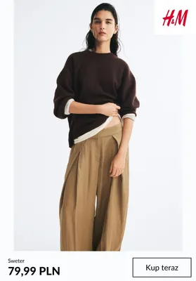 Sweter H & M promocja w H&M