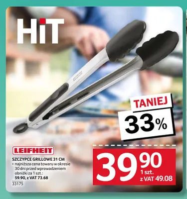 Szczypce grillowe 31 cm Leifheit promocja w Selgros