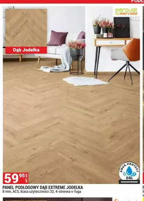 Panel podłogowy Parquet & Mercado Dąb Extreme Jodełka promocja w Merkury Market
