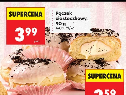 Pączek ciasteczkowy promocja w Biedronka