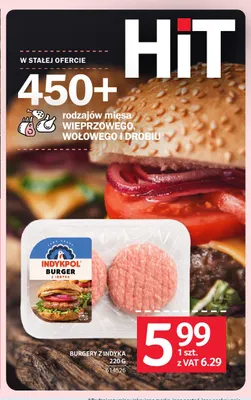 Burgery z indyka Indykpol promocja w Selgros
