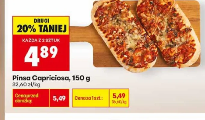 Pinsa Capriciosa promocja w Biedronka