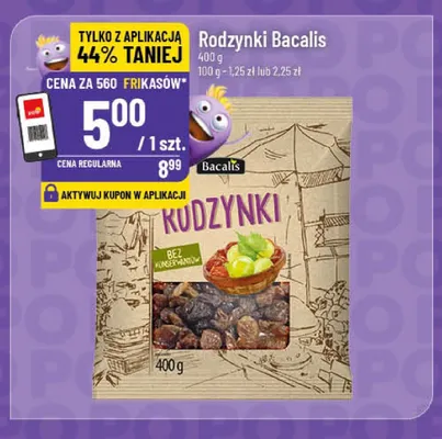 Rodzynki Bacalis promocja w POLOmarket