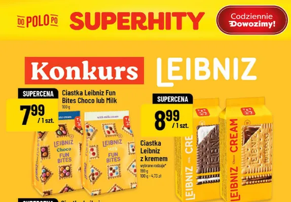 Ciastka Leibniz Fun Bites Choco promocja w POLOmarket