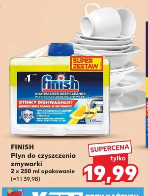 Płyn do czyszczenia zmywarki Finish 2-pak promocja w Kaufland