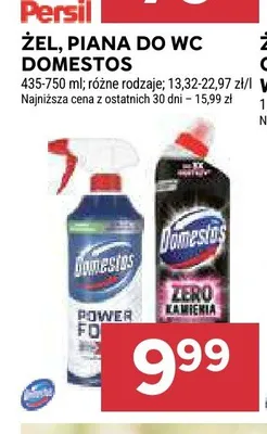 Żel do WC Domestos Zero Kamienia promocja w Stokrotka