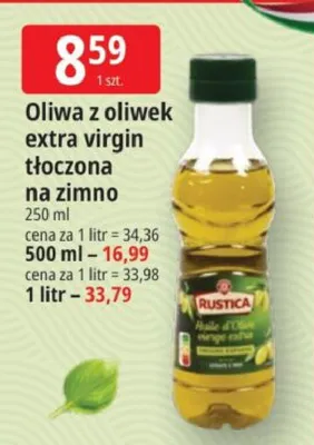 Oliwa z oliwek extra virgin tłoczona na zimno promocja w Leclerc